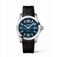 Longines Conquest Quartz 41 Stainless Steel / Silver / Strap (L3.658.4.96.2)