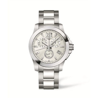 Longines - L3.660.4.76.6  Conquest Chronograph Quartz