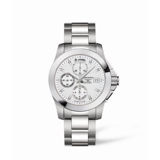 Longines - L3.662.4.76.6  Conquest Chronograph Silver Bracelet