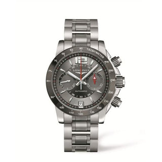 Longines - L3.667.4.06.7  Admiral Chronograph Ceramic