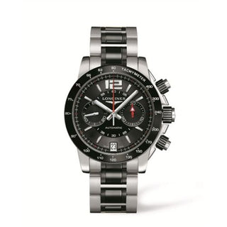 Longines - L3.667.4.56.7  Admiral Chronograph Ceramic