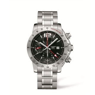 Longines - L3.670.4.56.6  Admiral Chronograph GMT