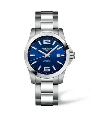 Longines - L3.676.4.99.6  Conquest 39 Automatic Blue