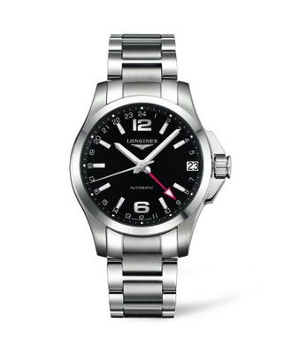 Longines - L3.687.4.56.6  Conquest 41 Automatic GMT