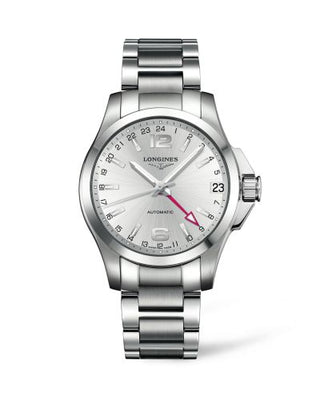 Longines - L3.687.4.76.6  Conquest 41 Automatic GMT