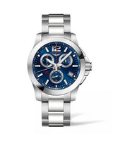 Longines Conquest Quartz 36 Stainless Steel / MOP (L3.700.4.96.6)