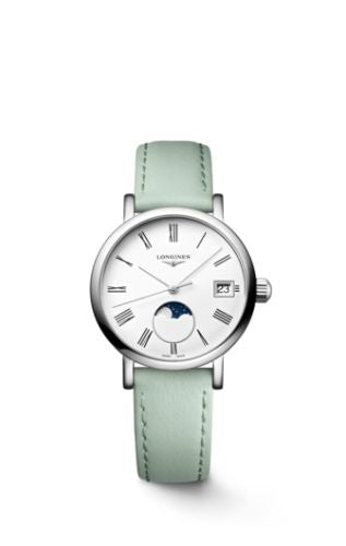 Longines - L4.330.4.11.0  Elegant Collection Moonphase 30 Stainless Steel / White