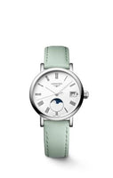 Longines Elegant Collection Moonphase 30 Stainless Steel / White / Bracelet (L4.330.4.11.0)