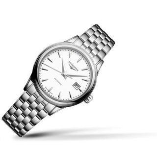 Longines - L4.374.4.18.6  Flagship 30 Stainless Steel / White / Bracelet