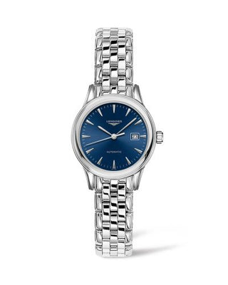 Longines - L4.374.4.92.6  Flagship 30 Stainless Steel / Blue / Bracelet