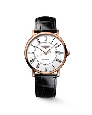 Longines - L4.787.8.11.4  Presence 34.5 Automatic Pink Gold / White - Roman