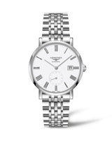 Longines Elegant Collection Small Second 34.5 Stainless Steel / Silver - Linen / Bracelet (L4.812.4.11.6)