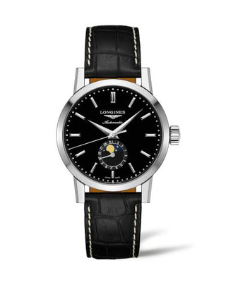 Longines - L4.826.4.52.0  1832 Moonphase 40 Stainless Steel / Black