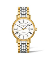 Longines Presence 40 Automatic PVD Gold / White / Bracelet (L4.922.2.11.7)