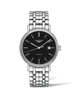 Longines - L4.922.4.52.6  Presence 40 Automatic Stainless Steel / Black / Bracelet