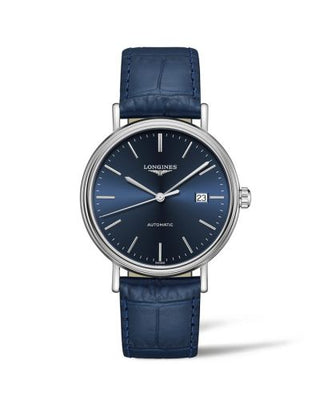 Longines - L4.922.4.92.2  Presence 40 Automatic Stainless Steel / Blue