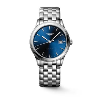 Longines - L4.974.4.92.6  Flagship 38.5 Automatic Stainless Steel / Blue / Bracelet