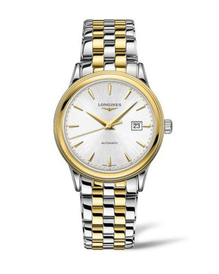 Longines - L4.984.3.79.7  Flagship 40 Stainless Steel - Yellow Gold / Silver / Bracelet