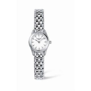 Longines - L4.215.4.12.6  Flagship 20 Quartz Stainless Steel White