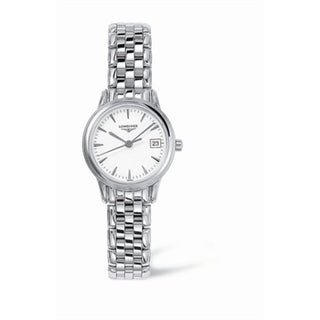 Longines - L4.216.4.12.6  Flagship 25 Quartz Stainless Steel White