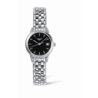 Longines - L4.216.4.52.6  Flagship 25 Quartz Stainless Steel Black