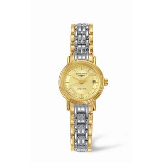 Longines - L4.221.2.42.7  Presence 25.5 Automatic Yellow Stick Yellow Bracelet Two Tone