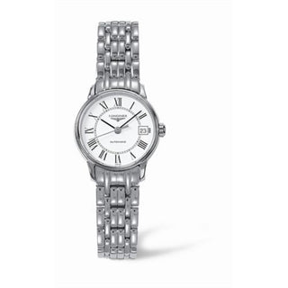 Longines - L4.221.4.11.6  Presence 25.5 Automatic Stainless Steel Roman Bracelet