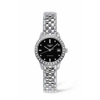 Longines - L4.274.0.57.6  Flagship 26 Automatic Diamond Bezel Black