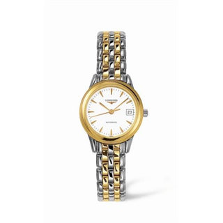 Longines - L4.274.3.22.7  Flagship 26 Automatic Two Tone White