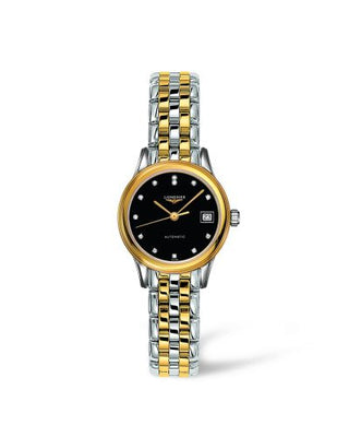 Longines - L4.274.3.57.7  Flagship 26 Automatic Two Tone Black Diamond