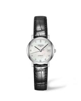 Longines Elegant Collection 25.5 Automatic Stainless Steel / Grey / Strap (L4.309.4.87.2)