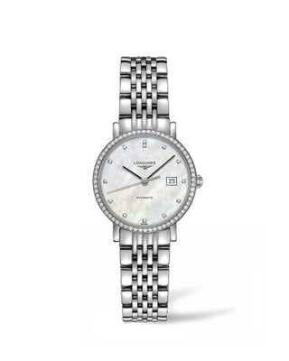 Longines - L4.310.0.87.6  Elegant Collection Automatic 29 Stainless Steel / Diamond / MOP / Bracelet