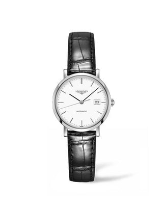 Longines - L4.310.4.12.2  Elegant Collection Automatic 29 Stainless Steel / White / Strap