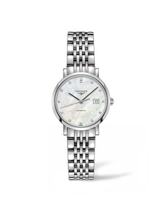 Longines - L4.310.4.87.6  Elegant Collection Automatic 29 Stainless Steel / MOP / Bracelet