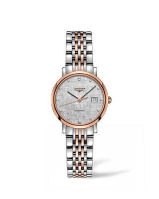 Longines - L4.310.5.77.7  Elegant Collection Automatic 29 Stainless Steel / Pink Gold / Silver