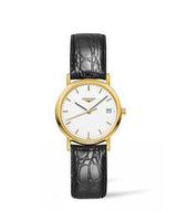 Longines Presence Quartz 30mm PVD Gold / White / Bracelet (L4.320.2.12.2)