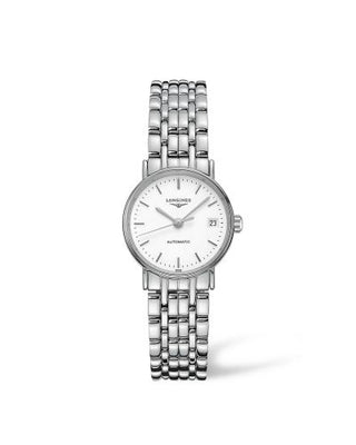 Longines - L4.321.4.12.6  Presence 25.5 Automatic Stainless Steel / White / Bracelet