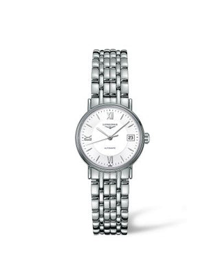 Longines - L4.321.4.15.6  Presence 25.5 Automatic Stainless Steel / White - Mixed / Bracelet