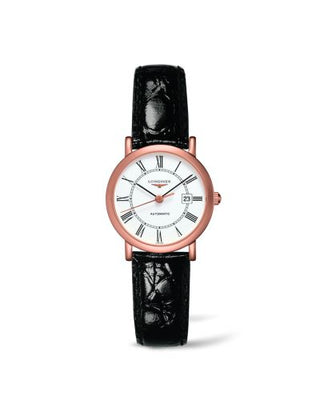 Longines - L4.378.8.11.0  Elegant Collection Automatic 27.2 Pink Gold / White