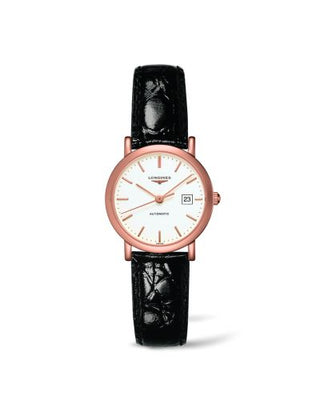 Longines - L4.378.8.12.0  Elegant Collection Automatic 27.2 Pink Gold / White