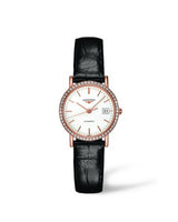 Longines Elegant Collection Automatic 27.2 Pink Gold / Diamond / White (L4.378.9.12.0)