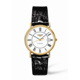 Longines - L4.721.2.11.2  Presence 34.5 Automatic Yellow Roman