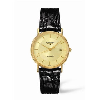 Longines - L4.721.2.42.2  Presence 34.5 Automatic Yellow Stick Yellow