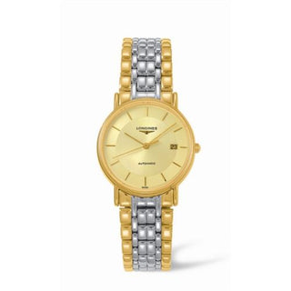 Longines - L4.721.2.42.7  Presence 34.5 Automatic Yellow Stick Yellow Bracelet Two Tone