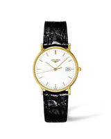 Longines Presence 33.5 Quartz Yellow Gold / White - Roman (L4.743.6.12.0)