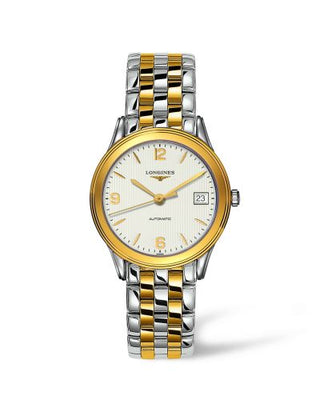 Longines - L4.774.3.76.7  Flagship 35.6 Automatic Two Tone Cream