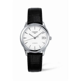 Longines - L4.774.4.12.2  Flagship 35.6 Automatic Stainless Steel White