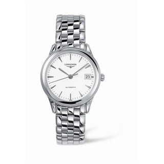 Longines - L4.774.4.12.6  Flagship 35.6 Automatic Stainless Steel White