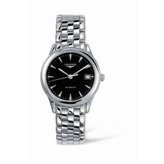 Longines - L4.774.4.52.6  Flagship 35.6 Automatic Stainless Steel Black