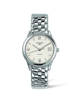 Longines - L4.774.4.76.6  Flagship 35.6 Automatic Stainless Steel Cream